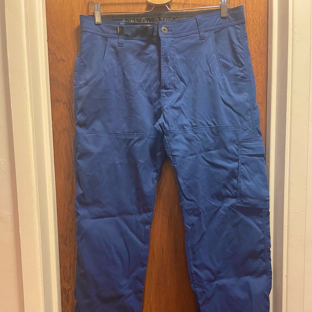 PrAna Stretch Zion pants 33 W 32 L hike, climb, travel